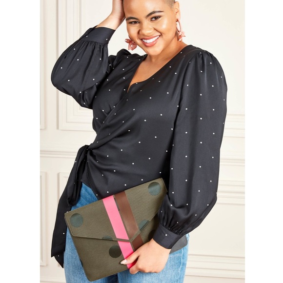 Stella & Dot Olive Dot Bellamy Clutch - Picture 2 of 10